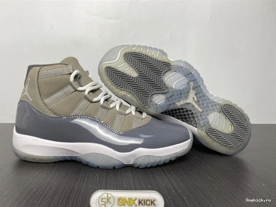 One Kick Grey Jordan 4071 11 378039- Cool Retro Sporty 1025